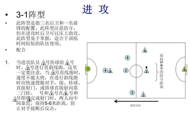 足球进攻技巧之方向控制的要领（精准掌握足球进攻中的方向变化，攻击更具威胁性）