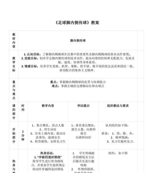 初学者足球训练传球技巧（掌握传球基本功打造优秀球员）