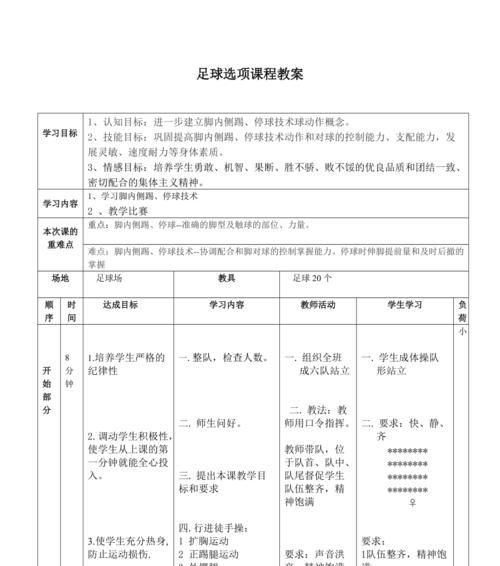 掌握足球脚外侧停球技巧，提升你的控球能力（如何有效利用足球脚外侧停球技巧提高控球能力）