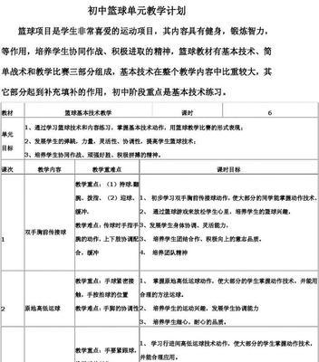 以少儿防守篮球教学目标探析（培养青少年篮球运动员的防守能力）