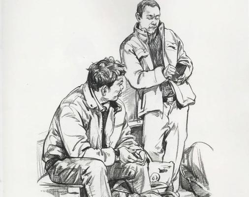 青春激扬，他是篮球场上的守护者（速写打篮球的男青年防守策略与技巧）